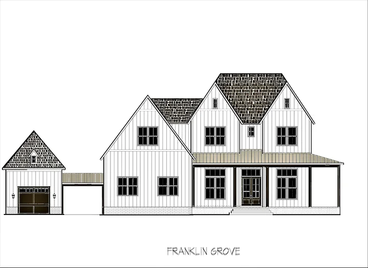 Franklin grove Farmhouse Plan