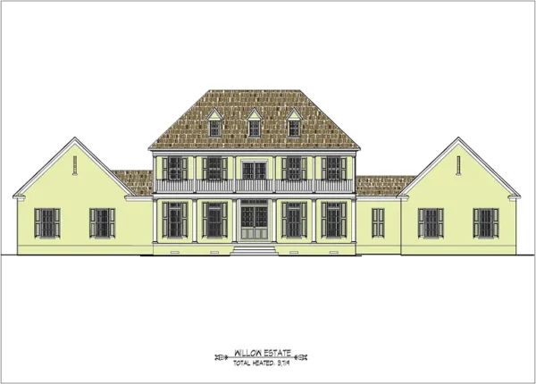 Willow Estate Colonial House Plan