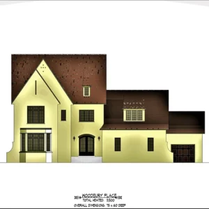 Woodbury Place Tudor House Plan